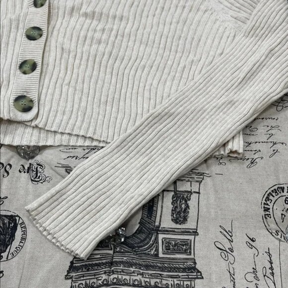 BP.  Cropped Ribbed Cardigan - Picture 5 of 10